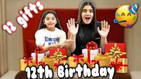 UNBOXING 12 GIFTS ON 12TH BIRTHDAY || 🎁 KASHISH'S BIRTHDAY 🎁