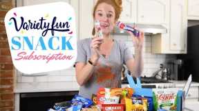 VarietyFun Review - Snack Subscription Box Unboxing