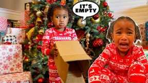 NO GIFTS FOR CHRISTMAS PRANK  😭💔 (Ava Cried)