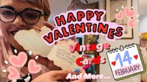 “Happy Valentines”| VINTAGE VALENTINES | EPHEMERAL | VINTAGE CARDS | KITSCH | UNBOXING | COLLECTOR
