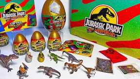 UNBOXING NEW MINI DINOSAURS! Captivz Collection Jurassic Park 30th Anniversary Set