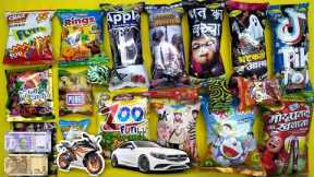 Latest Big Collection of Snacks with free gifts inside unboxing and review