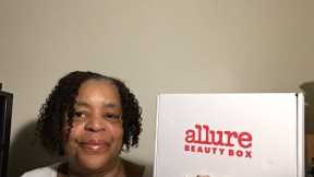 Unboxing Allure Beauty Box March 2023 monthly subscription, cost $23.00 value $108.00