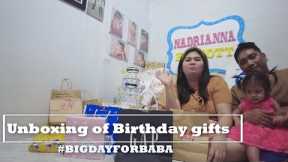 Unboxing of birthday gifts  #bigdayforbaba