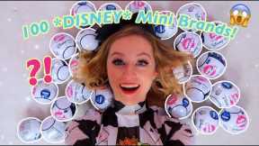 Unboxing 100 *DISNEY STORE* Mini Brands!!😱✨*NEW RELEASE!* (INSANE RARE GOLD FINDS!😍) Rhia Official♡