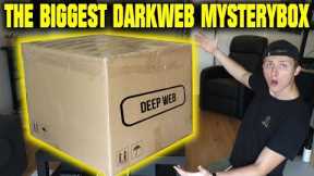 THE WORLDS BIGGEST DARK WEB MYSTERY BOX OPENING (WE FIND SOME SCARY STUFF)
