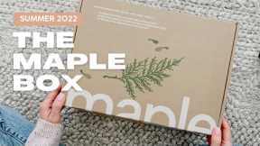 The Maple Box Unboxing Summer 2022: Canadian Lifestyle Subscription Box
