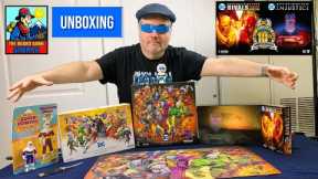 Unboxing - DC Deck Builder 10th Anniversary - KickStarter | The Board Game Sherpa