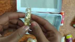 Unboxing jewellery making raw material kit |