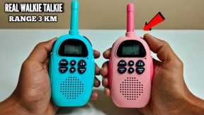 Best Walkie Talkie Range 3km Unboxing & Testing - Chatpat toy tv