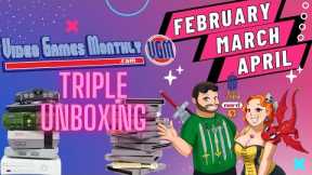 Video Games Monthly -- TRIPLE Unboxing -- February/March/April 2023