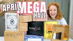 Monthly Subscription Boxes - April 2023 | Mega Unboxing of Subscription Boxes