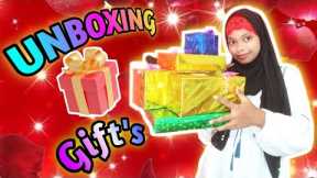 what is in the gift's 😱| unboxing my gifts | #gifts #new #unboxing #viral #video #queen #shahnaz