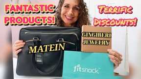 Fun Review! Gingiberi Jewelry, Matein Women's Breifcase, FitSnack Unboxing April Spring 2023