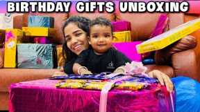Arjun’s Birthday Gifts 🎁 unboxing | 1’st Birthday Gifts | Anjali Prabhakaran