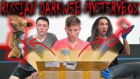 UNBOXING A DARK WEB MYSTERY BOX FROM RUSSIA!! (CAN'T BELIEVE WHAT WE FOUND!)