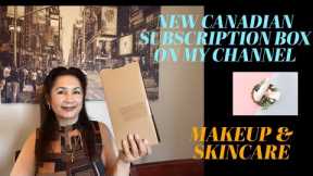 Canadian Subscription Box-1st time on my channel. Thanks to @Sharmainesstaycation  #skincare