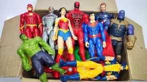 Unboxing Superhero Avenger, Spider Man, Hulk, Joker, Black Panther, CaptainAmerica, Superman, Batman