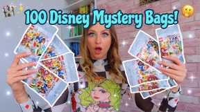 OPENING THE *VIRAL* 100 DISNEY MYSTERY BAGS!!😱🏰✨🧚🏻🌸 (LIMITED EDITION!🫢) | Rhia Official♡