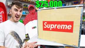 Unboxing a $25,000 Supreme Mystery Box... (RAREST EVER)