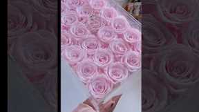 ASMR Unboxing my Pink Preserved Roses from @RoseForeverNewYork  #shorts #asmr #unboxing