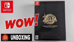UNBOXING The Legend Of Zelda Tears Of The Kingdom Collector's Edition | Nintendo Switch UNBOXING
