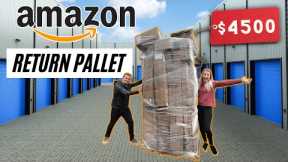 We Spent $615 On A Pallet Of Amazon Returns - Unboxing $4500 In MYSTERY Items!