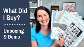 Unboxing Scrapbooking Products | What Did I Buy? CTMH Jul-Aug 2023 Catalog