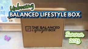 Unboxing the Summer 2023 BALANCED LIFESTYLE BOX!