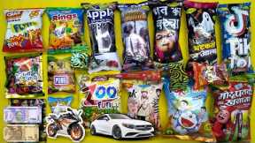 Latest Big Collection of Snacks with free toys inside unboxing and review