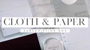 Cloth & Paper July Subscription Box Unboxing | 2023