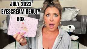 July 2023 Eyescream Beauty Box Unboxing and Swatch Party | Hotmess Momma MD