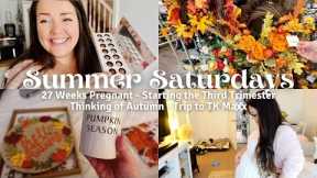 SUMMER SATURDAYS | Come Shop with Me at TK Maxx, 27 Weeks Pregnant and Dreaming of Autumn!