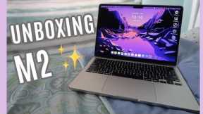 M2 Macbook Air Unboxing + accessories