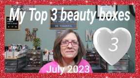 My Monthly Top 3 Favorite June Beauty boxes ~ July 2023