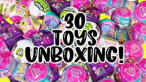 Unboxing 30 NEW Blindbags! HUGE Unboxing Party