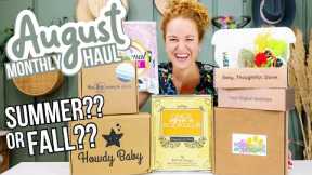 August 2023 Subscription Boxes Monthly Haul | Is it Summer or Fall?!