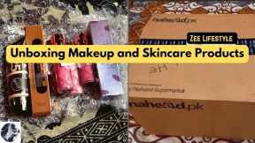 Unboxing Makeup Skincare Products | Online Makeup Beauty Store Naheed & Muicin @zeelifestyle1