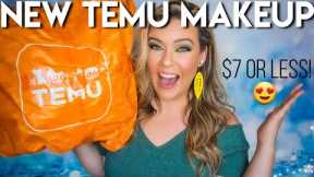 TEMU MAKEUP HAUL 2023 | ALL ITEMS $7 OR LESS! + $100 Coupon Bundle