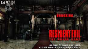 Unboxing Resident Evil: The Board Game - Alpha Pledge & Community Add-On Bundle
