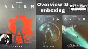 Official ALIEN RPG (Role Playing Game) | Starter Set Unboxing and Overview | Free League Publishing