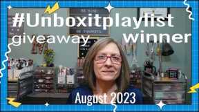 Unboxitplaylist Giveaway Winner Announced ~ Mystery Box ~ August 2023