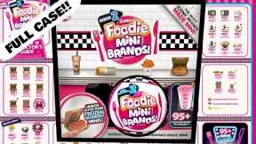 UNBOXING FULL CASE FOODIE MINI BRANDS SERIES 2!!! PIZZA BAG FOUND?!