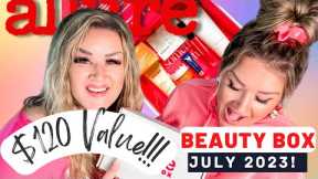 💄 ALLURE BEAUTY BOX JULY 2023 UNBOXING & REVIEW!! 💕🥰 TWIN BIRDIES