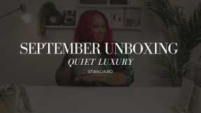 September Planning and Journaling Standard Unboxing | Quiet Luxury