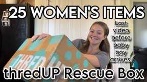thredUP Rescue Box Unboxing! 25 Mixed Women’s Clothing Items To Resell On Poshmark!
