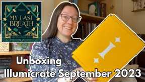 Unboxing Illumicrate September 2023 // My Last Breath // Fantasy Book Subscription Box