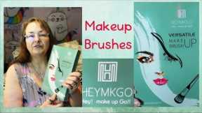HEYMKGO Versatile Makeup Brushes ~ 15 piece set in Velvety bag ~ Unboxing & Review