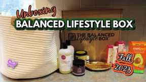 Unboxing the Fall 2023 BALANCED LIFESTYLE BOX!