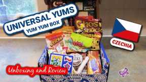 Czechia UNIVERSAL YUMS Subscription Box Unboxing & Taste Test | 2023 Yum-Yum Box
